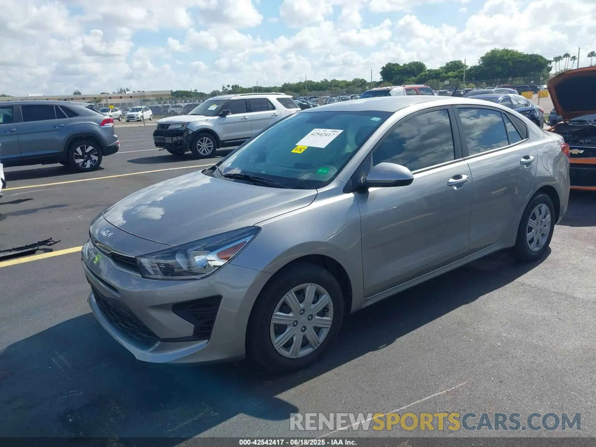 2 Photograph of a damaged car 3KPA24AD5PE565384 KIA RIO 2023