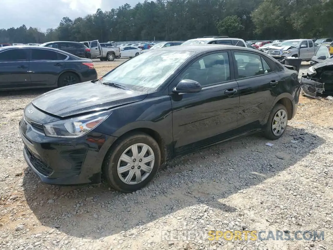 1 Photograph of a damaged car 3KPA24AD5PE583058 KIA RIO 2023