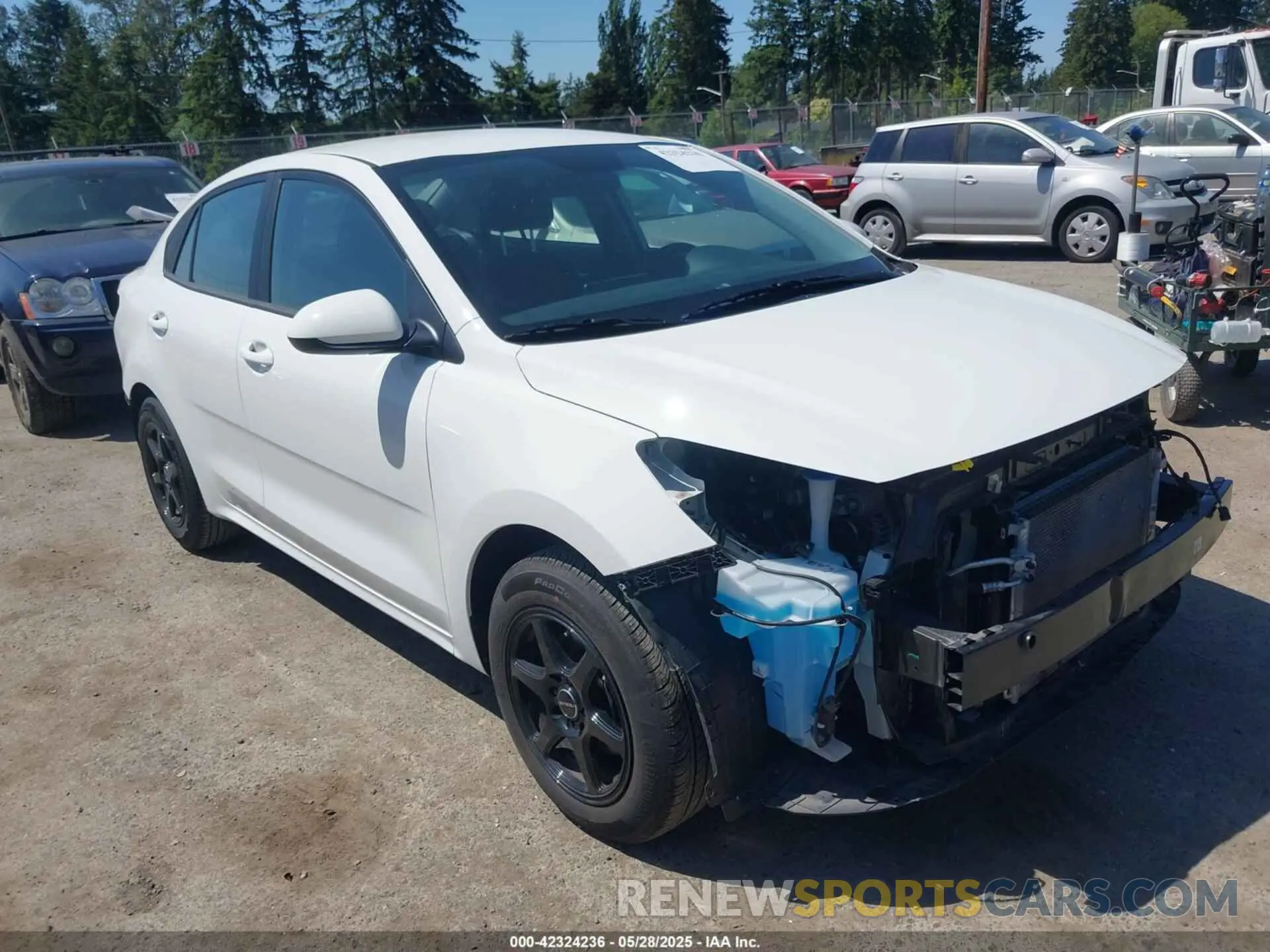 1 Photograph of a damaged car 3KPA24AD5PE615877 KIA RIO 2023