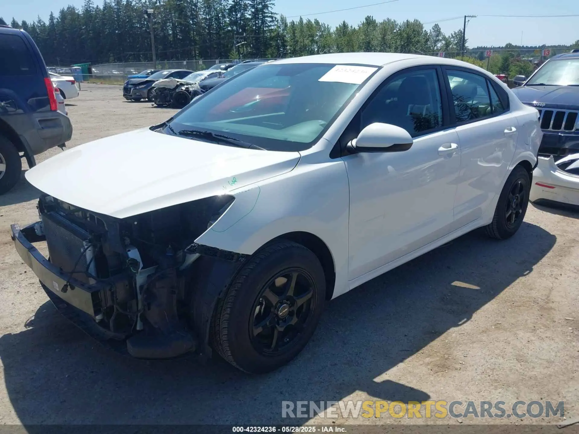 2 Photograph of a damaged car 3KPA24AD5PE615877 KIA RIO 2023