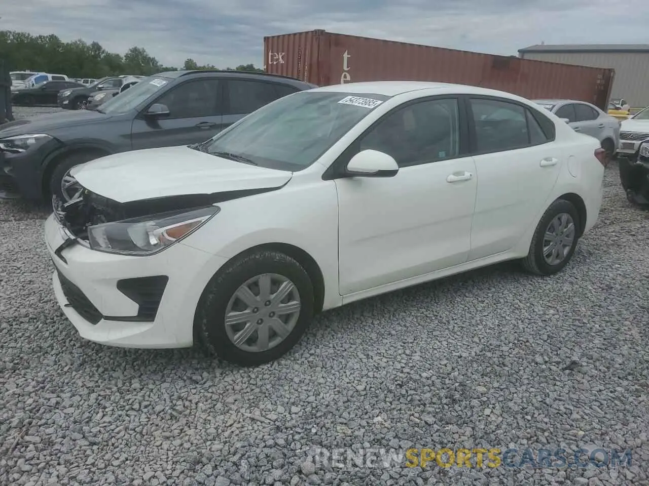 1 Photograph of a damaged car 3KPA24AD5PE616348 KIA RIO 2023