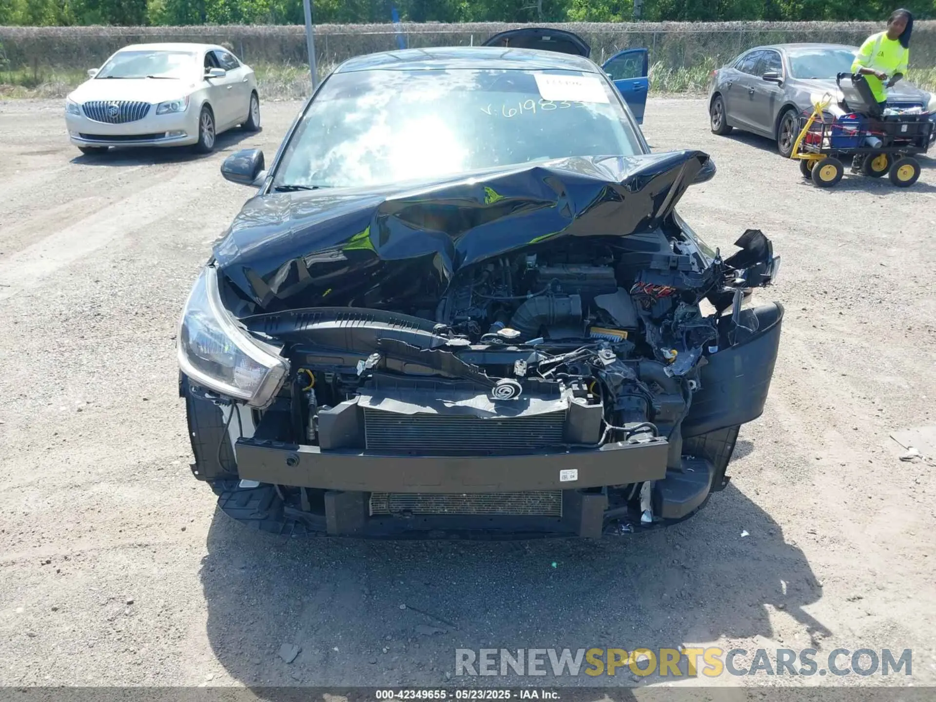 12 Photograph of a damaged car 3KPA24AD5PE619833 KIA RIO 2023