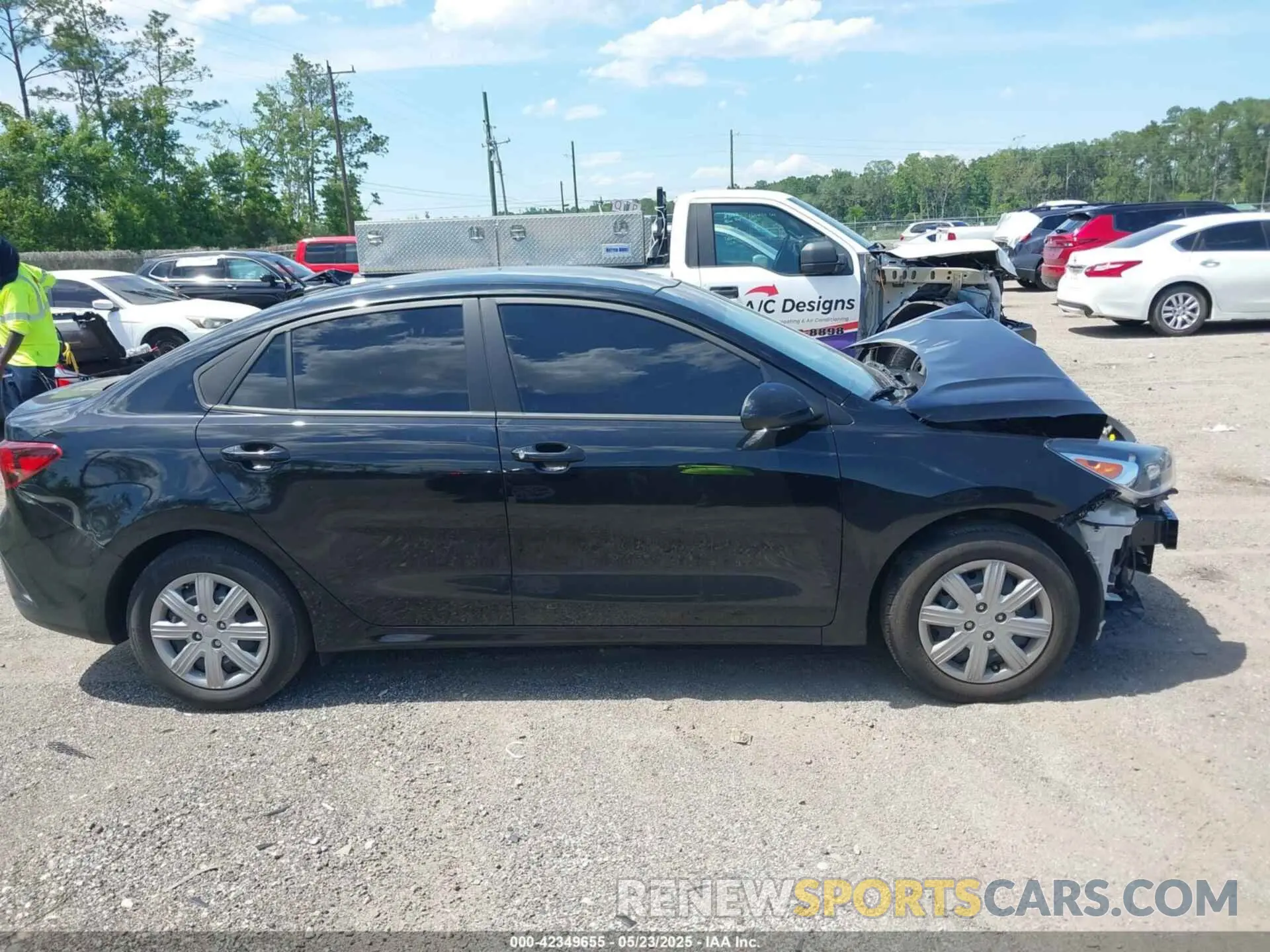 13 Photograph of a damaged car 3KPA24AD5PE619833 KIA RIO 2023