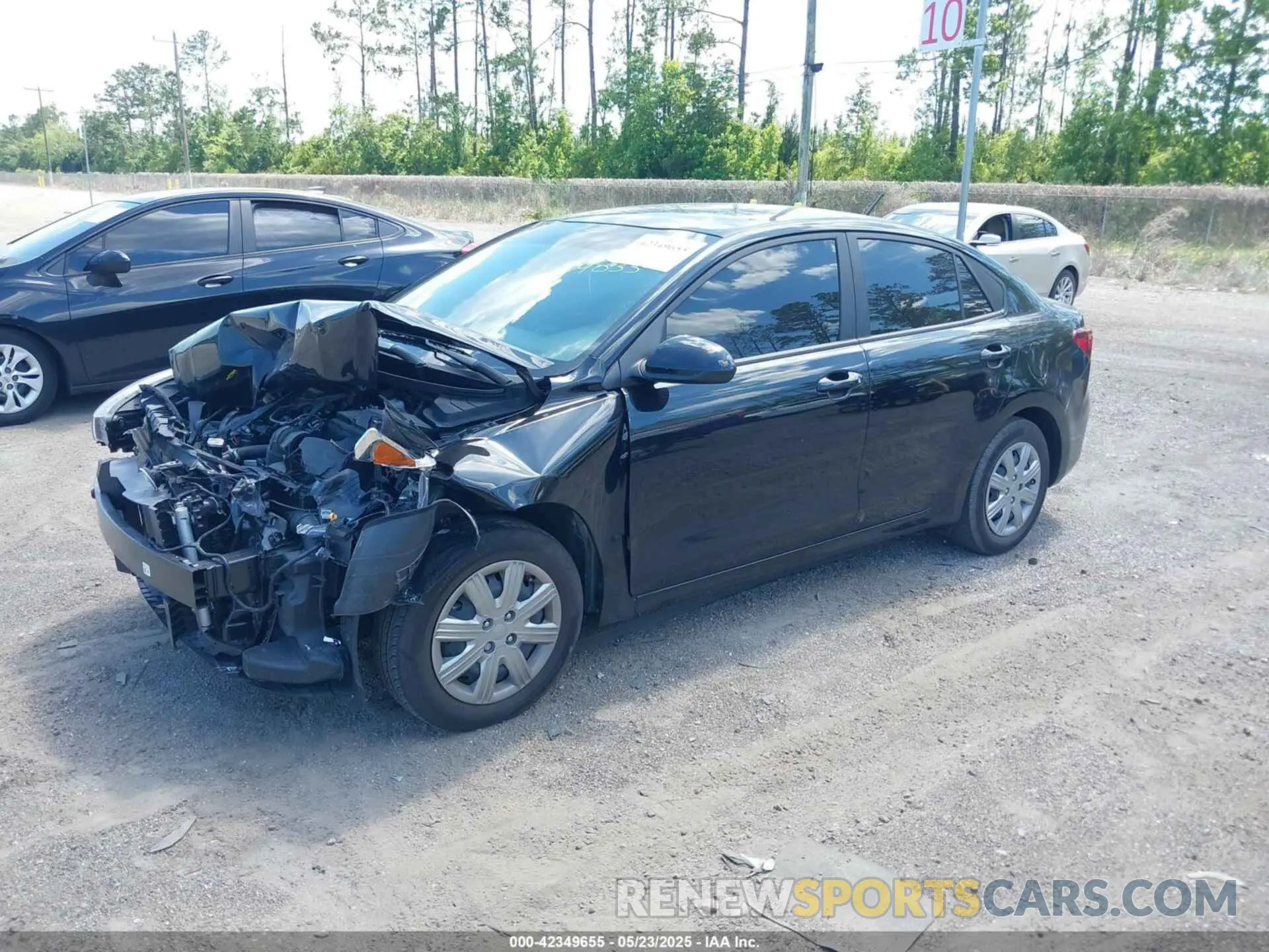 2 Photograph of a damaged car 3KPA24AD5PE619833 KIA RIO 2023