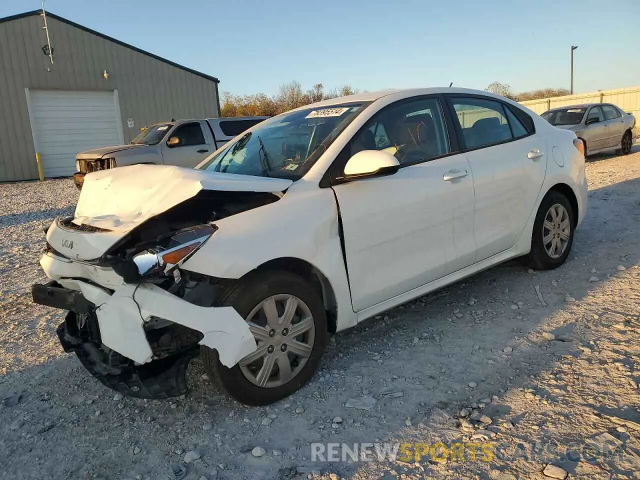 1 Photograph of a damaged car 3KPA24AD5PE619928 KIA RIO 2023