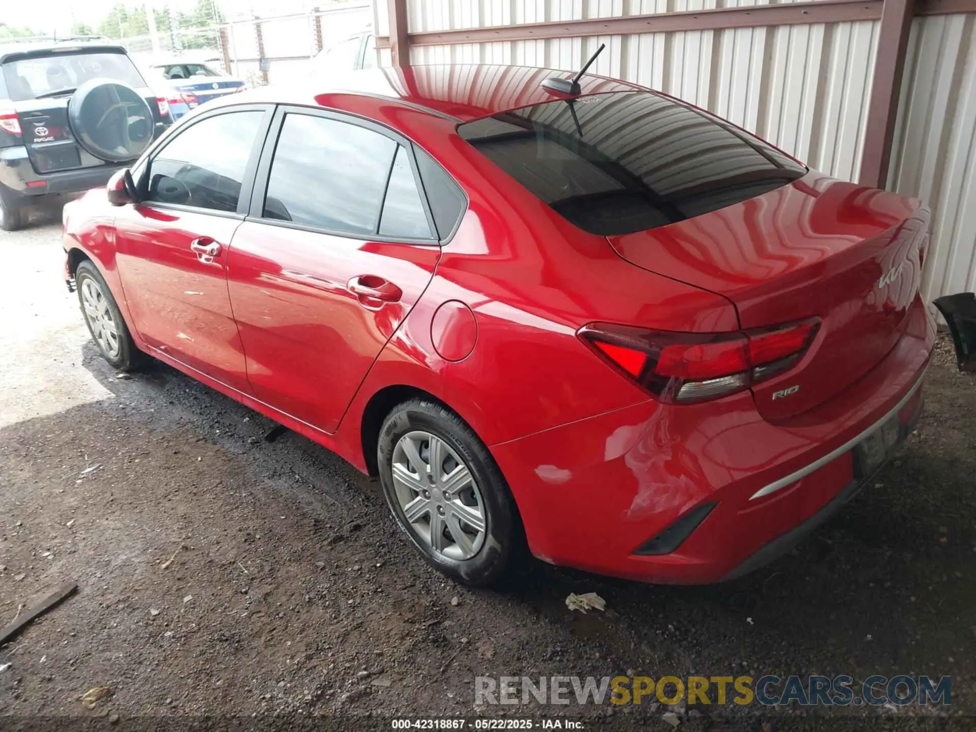 3 Photograph of a damaged car 3KPA24AD5PE621677 KIA RIO 2023