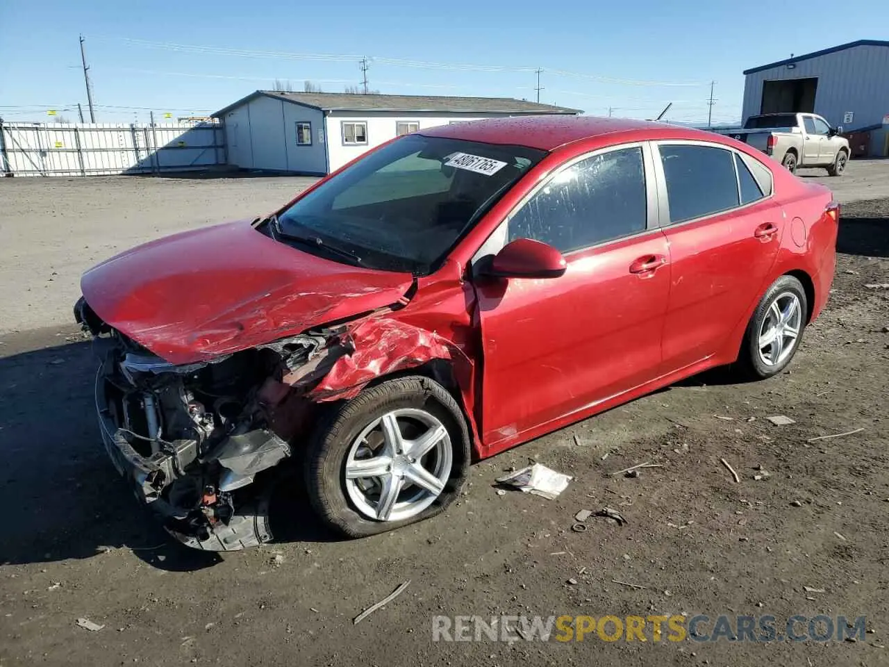 1 Photograph of a damaged car 3KPA24AD6PE528988 KIA RIO 2023