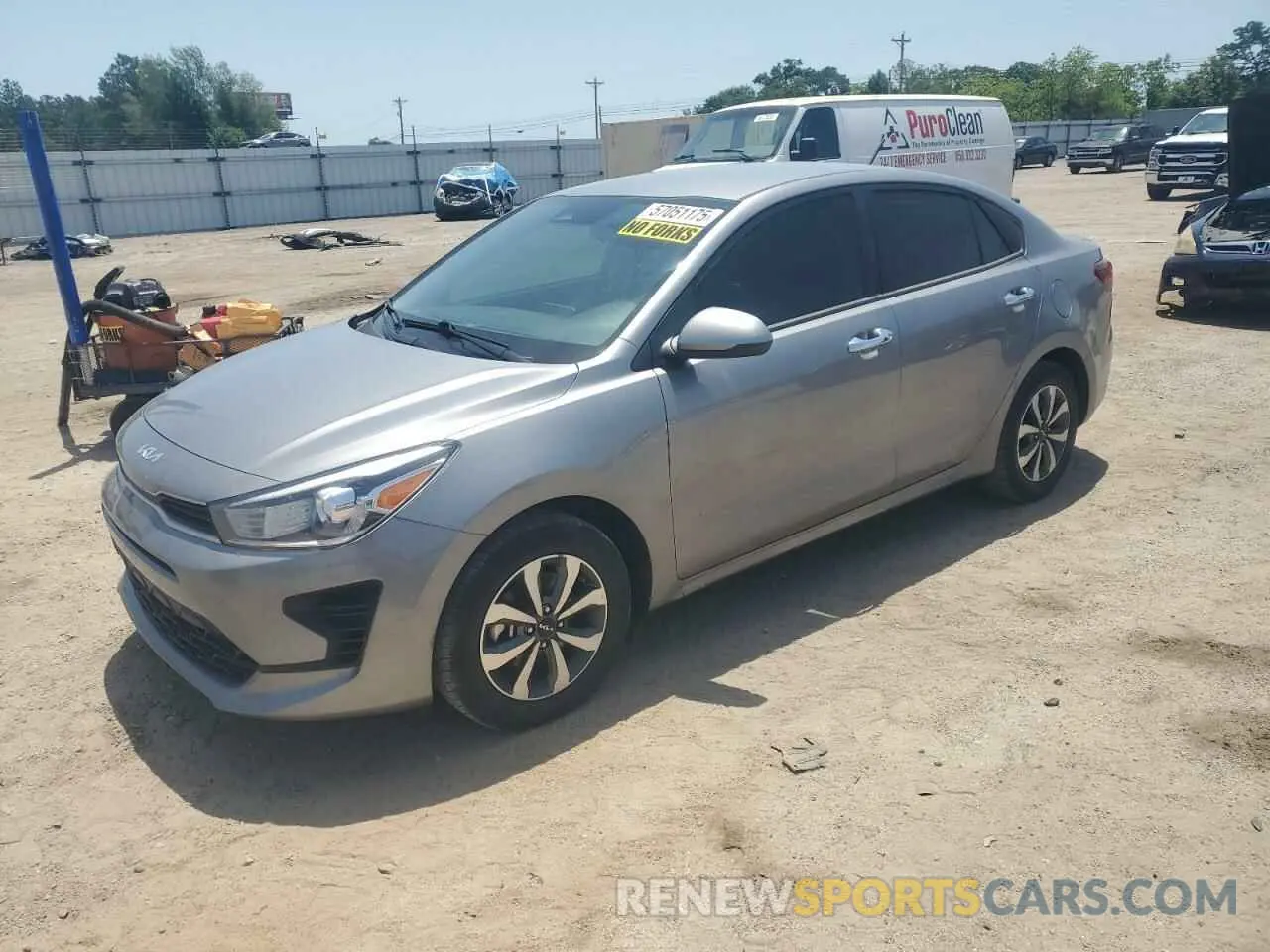 1 Photograph of a damaged car 3KPA24AD6PE532510 KIA RIO 2023