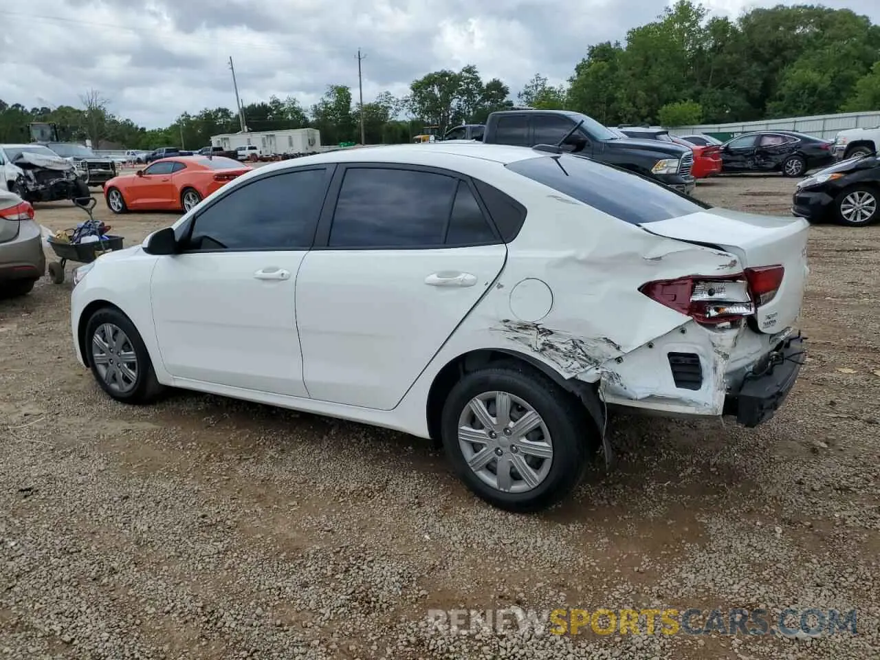 2 Photograph of a damaged car 3KPA24AD6PE596448 KIA RIO 2023