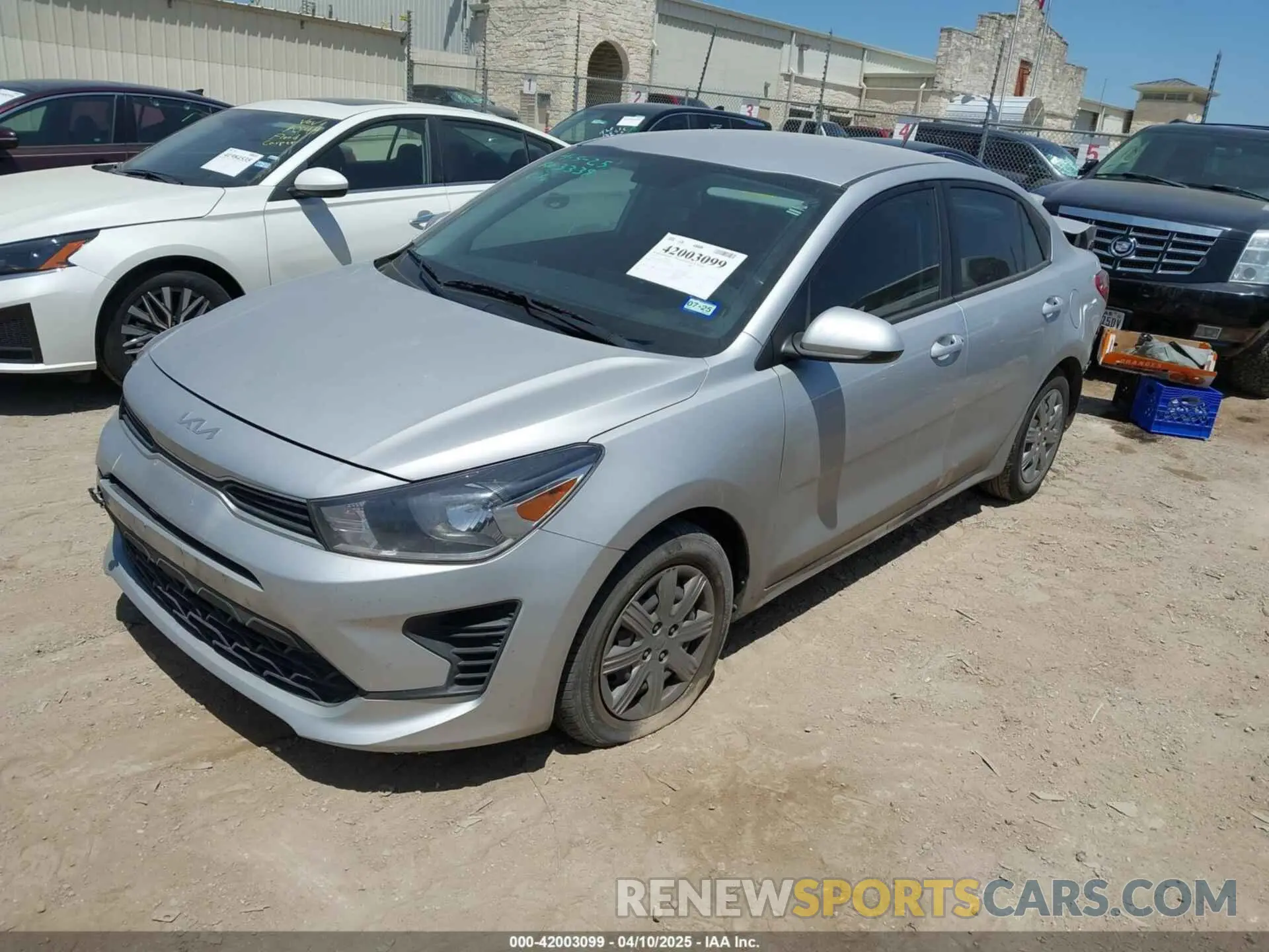 2 Photograph of a damaged car 3KPA24AD6PE600384 KIA RIO 2023