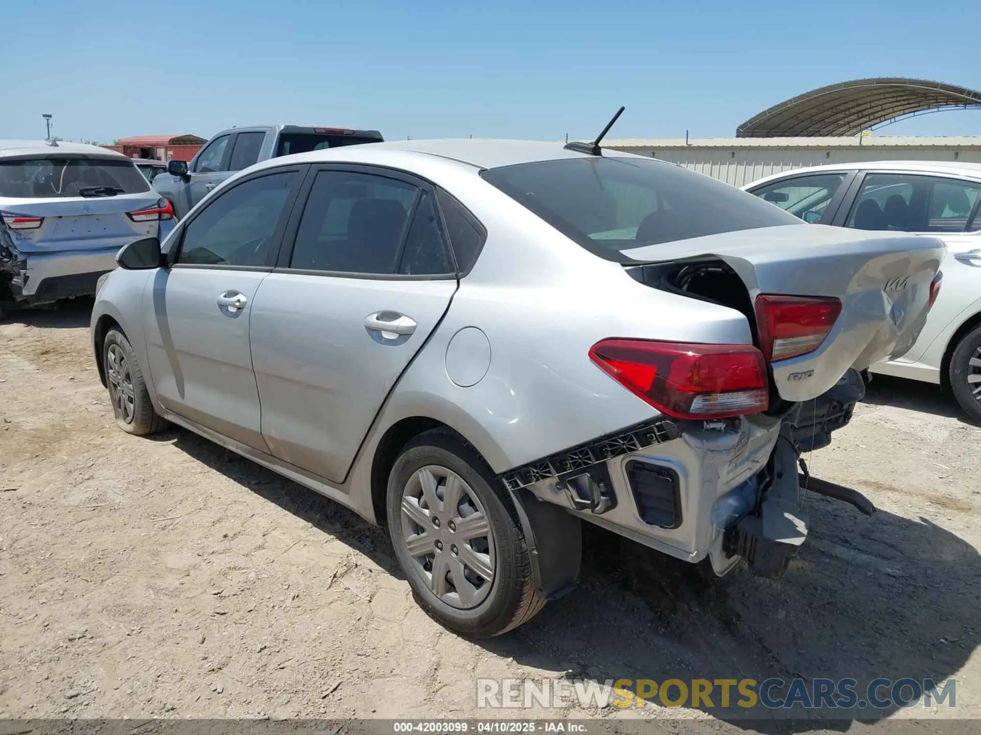 3 Photograph of a damaged car 3KPA24AD6PE600384 KIA RIO 2023