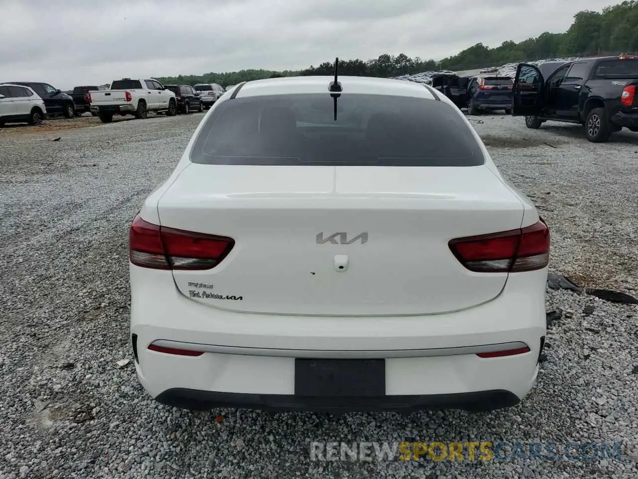6 Photograph of a damaged car 3KPA24AD6PE604127 KIA RIO 2023