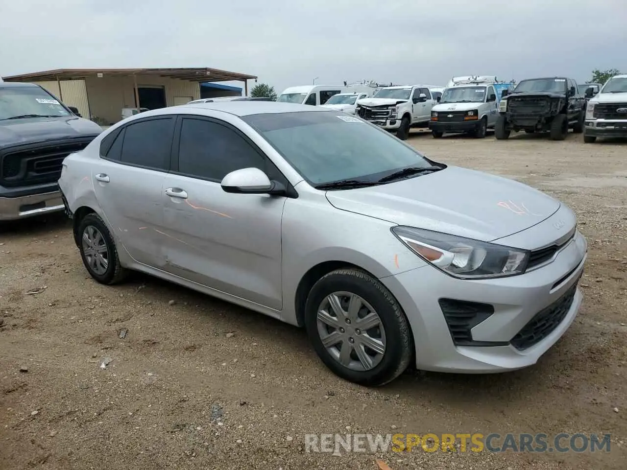 4 Photograph of a damaged car 3KPA24AD6PE619100 KIA RIO 2023