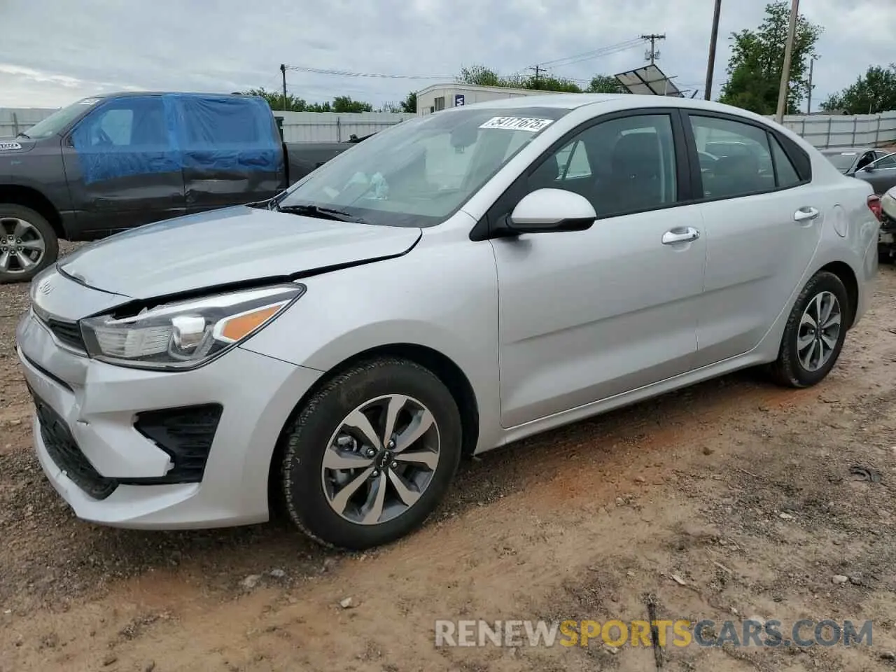 1 Photograph of a damaged car 3KPA24AD7PE513688 KIA RIO 2023