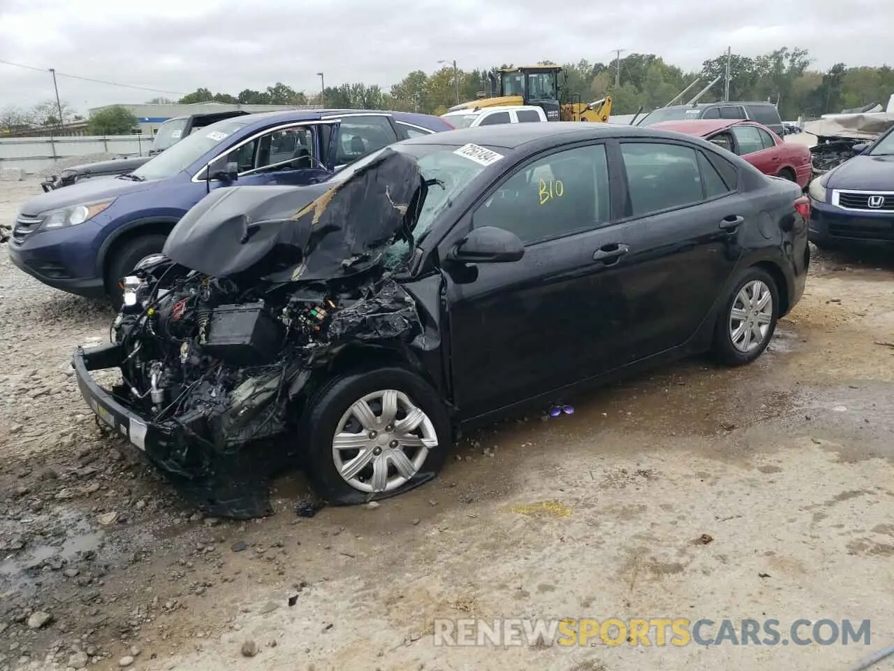 1 Photograph of a damaged car 3KPA24AD7PE545976 KIA RIO 2023