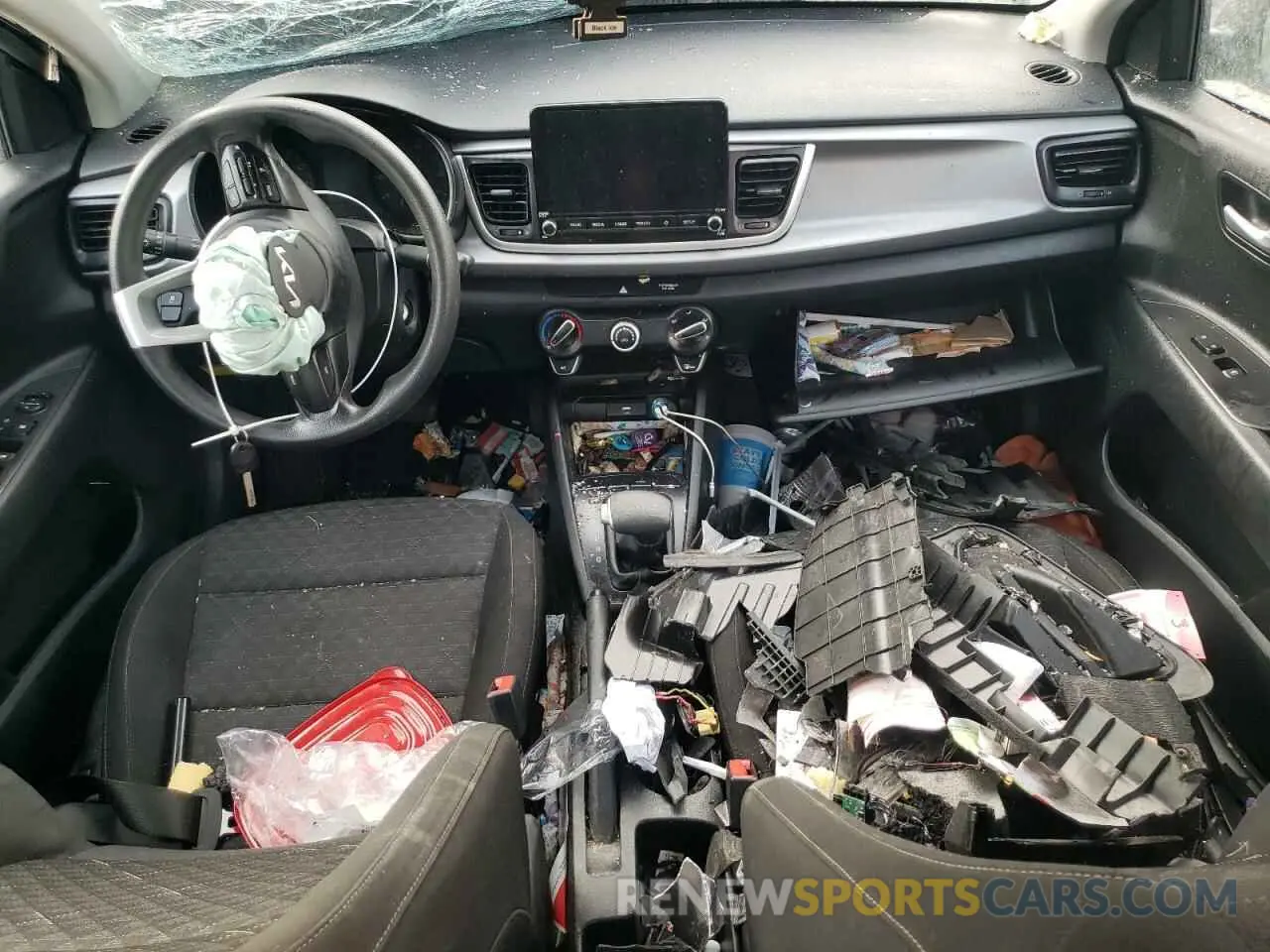 8 Photograph of a damaged car 3KPA24AD7PE545976 KIA RIO 2023