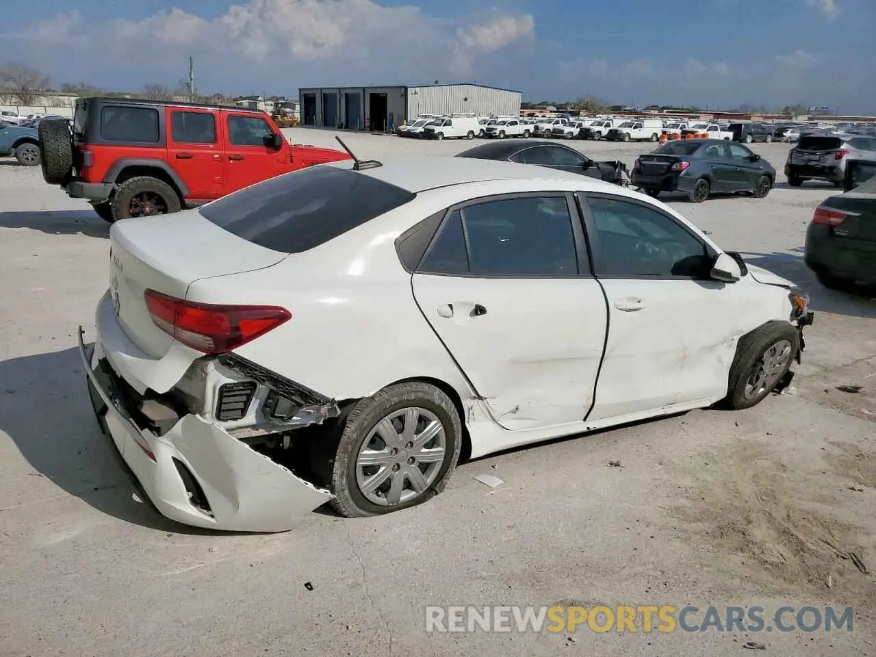 3 Photograph of a damaged car 3KPA24AD7PE549736 KIA RIO 2023