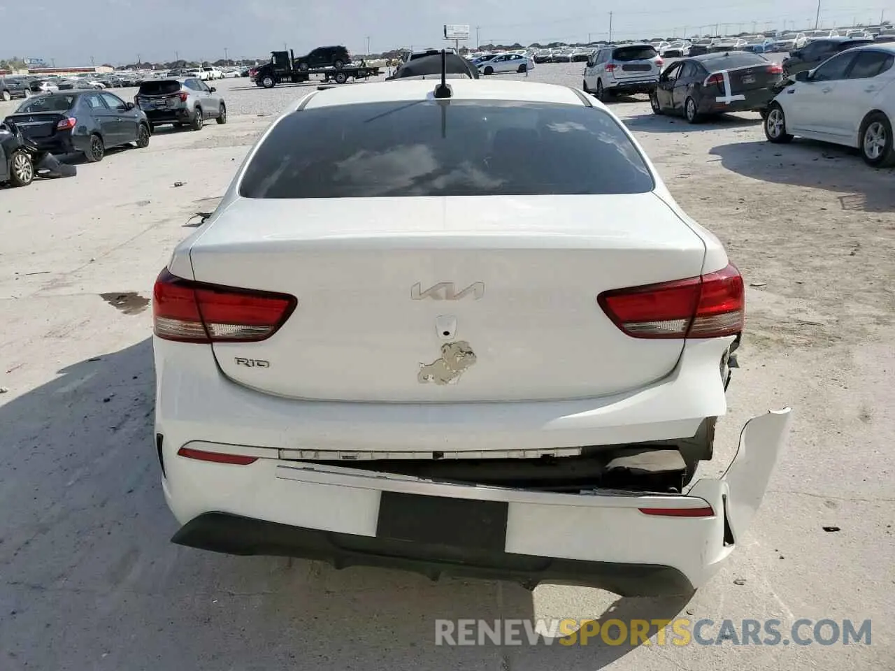6 Photograph of a damaged car 3KPA24AD7PE549736 KIA RIO 2023