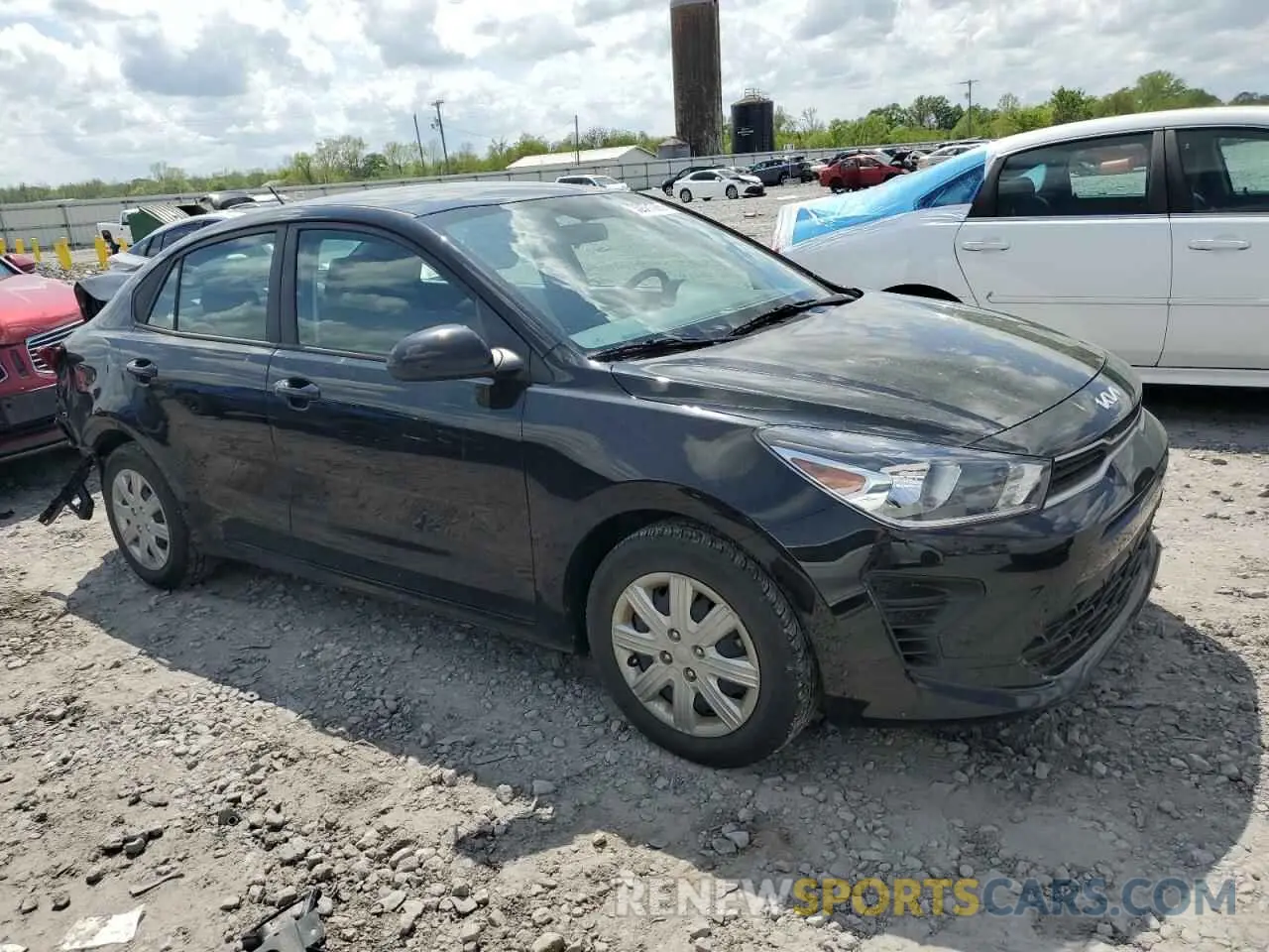 4 Photograph of a damaged car 3KPA24AD7PE576869 KIA RIO 2023