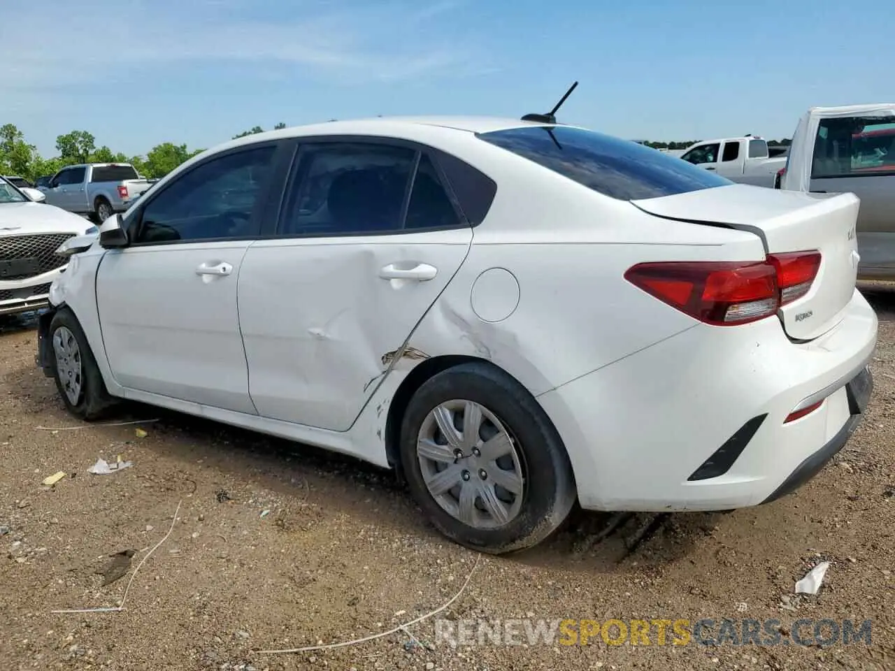 2 Photograph of a damaged car 3KPA24AD7PE581408 KIA RIO 2023