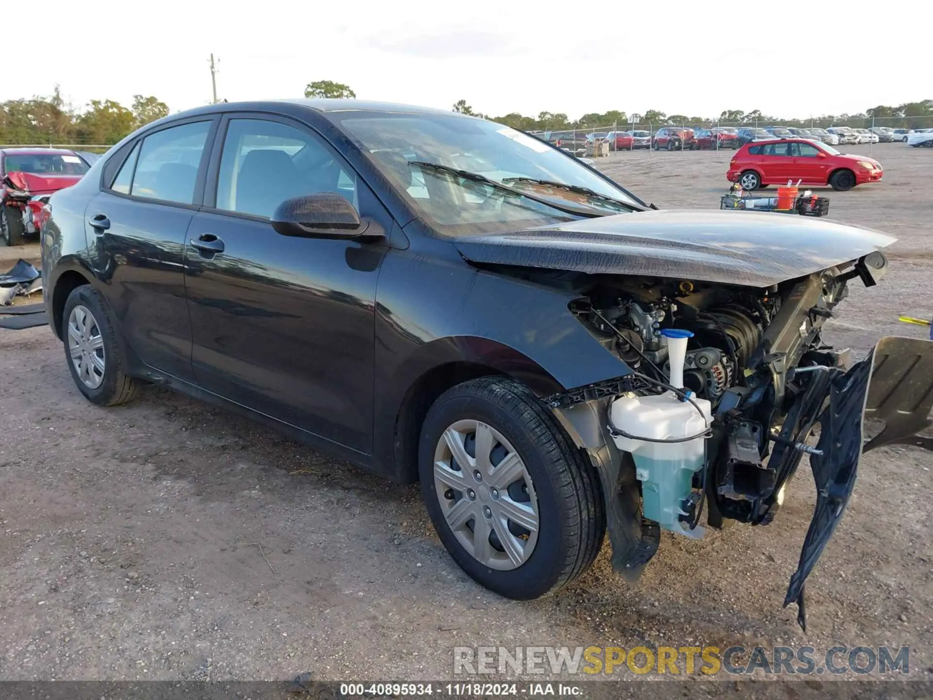 1 Photograph of a damaged car 3KPA24AD7PE597088 KIA RIO 2023