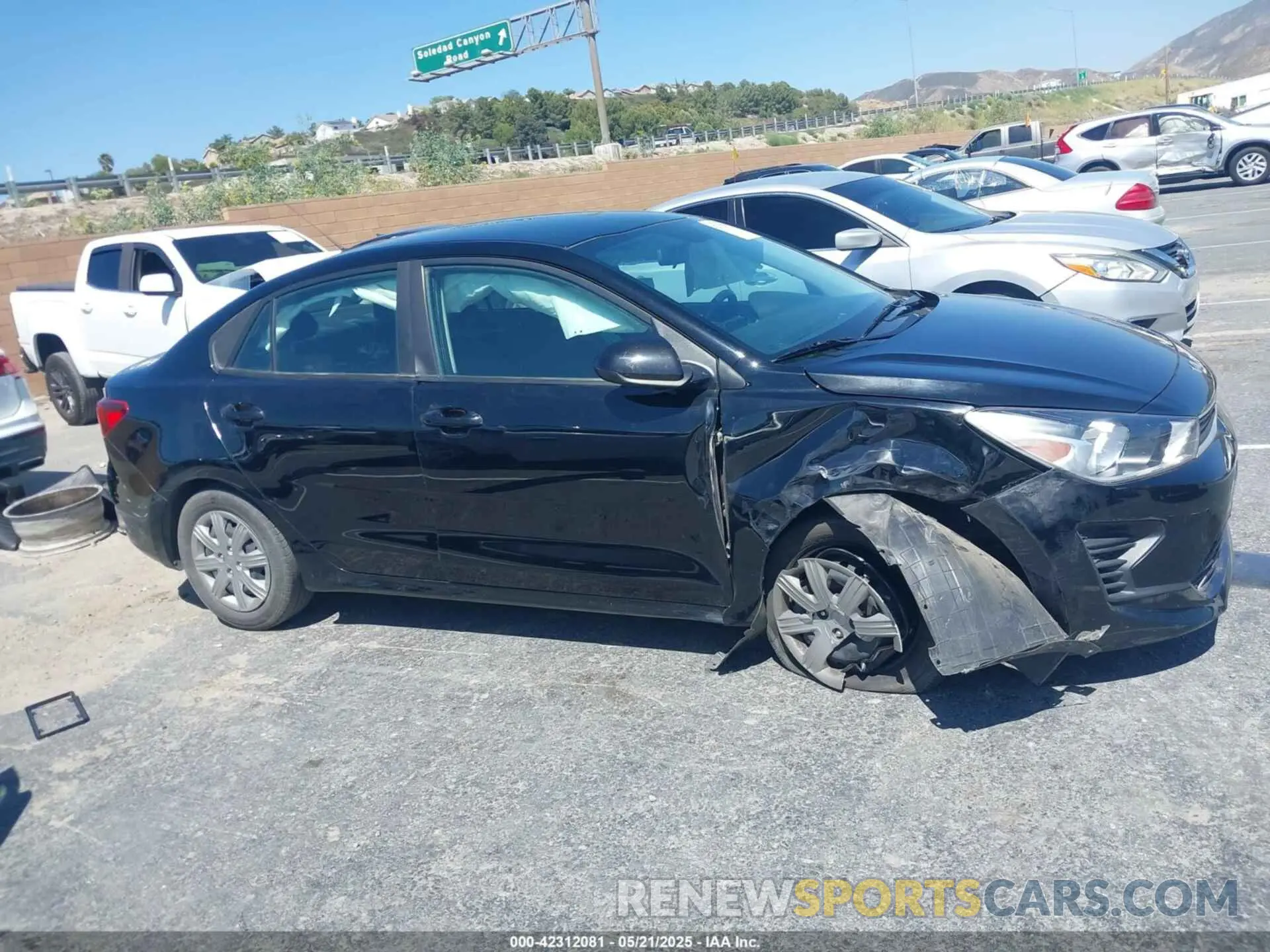 13 Photograph of a damaged car 3KPA24AD7PE615833 KIA RIO 2023