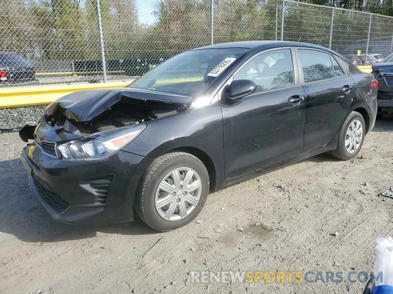 1 Photograph of a damaged car 3KPA24AD7PE625410 KIA RIO 2023