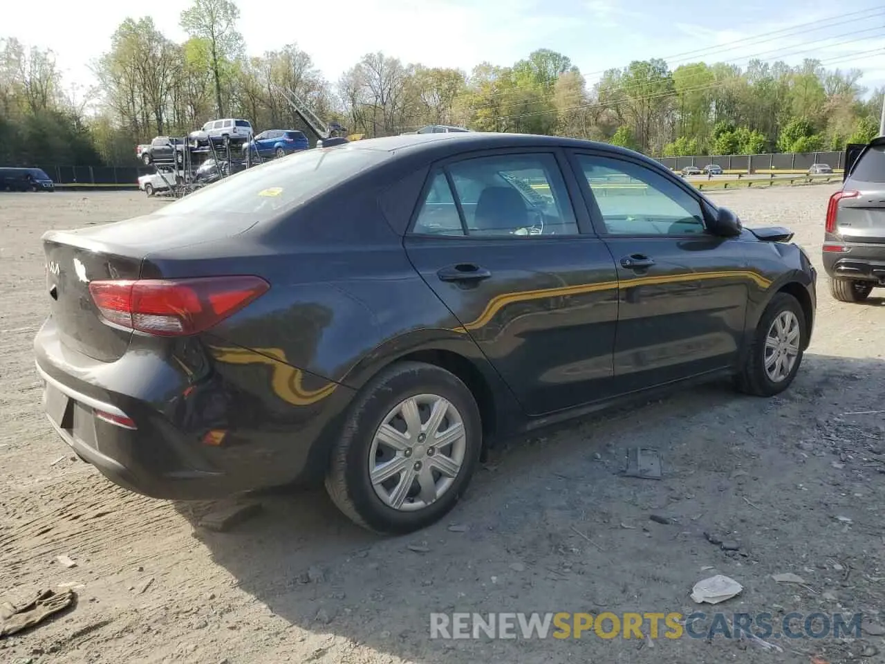 3 Photograph of a damaged car 3KPA24AD7PE625410 KIA RIO 2023