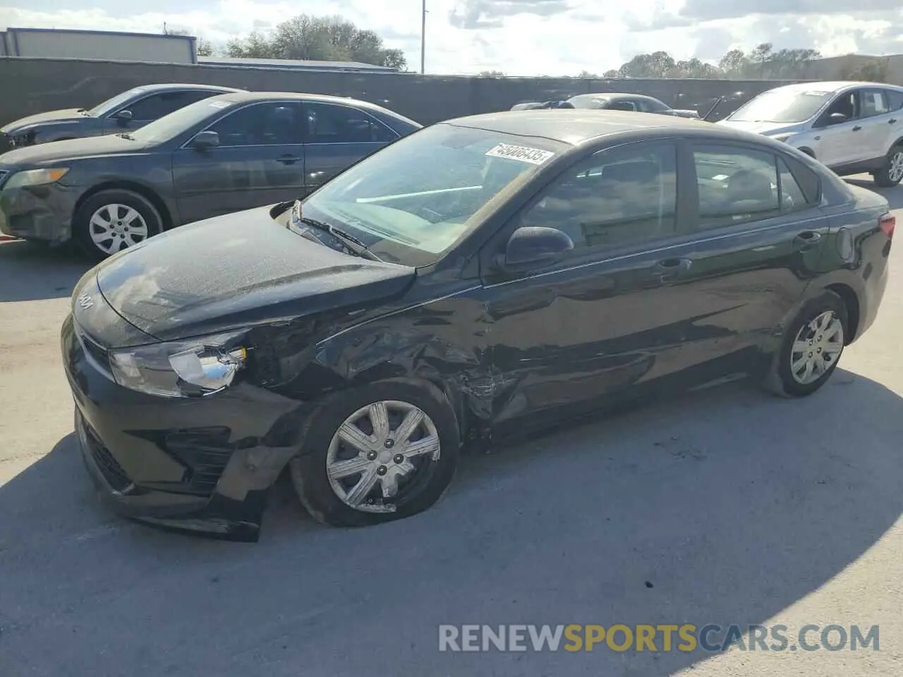 1 Photograph of a damaged car 3KPA24AD7PE629926 KIA RIO 2023