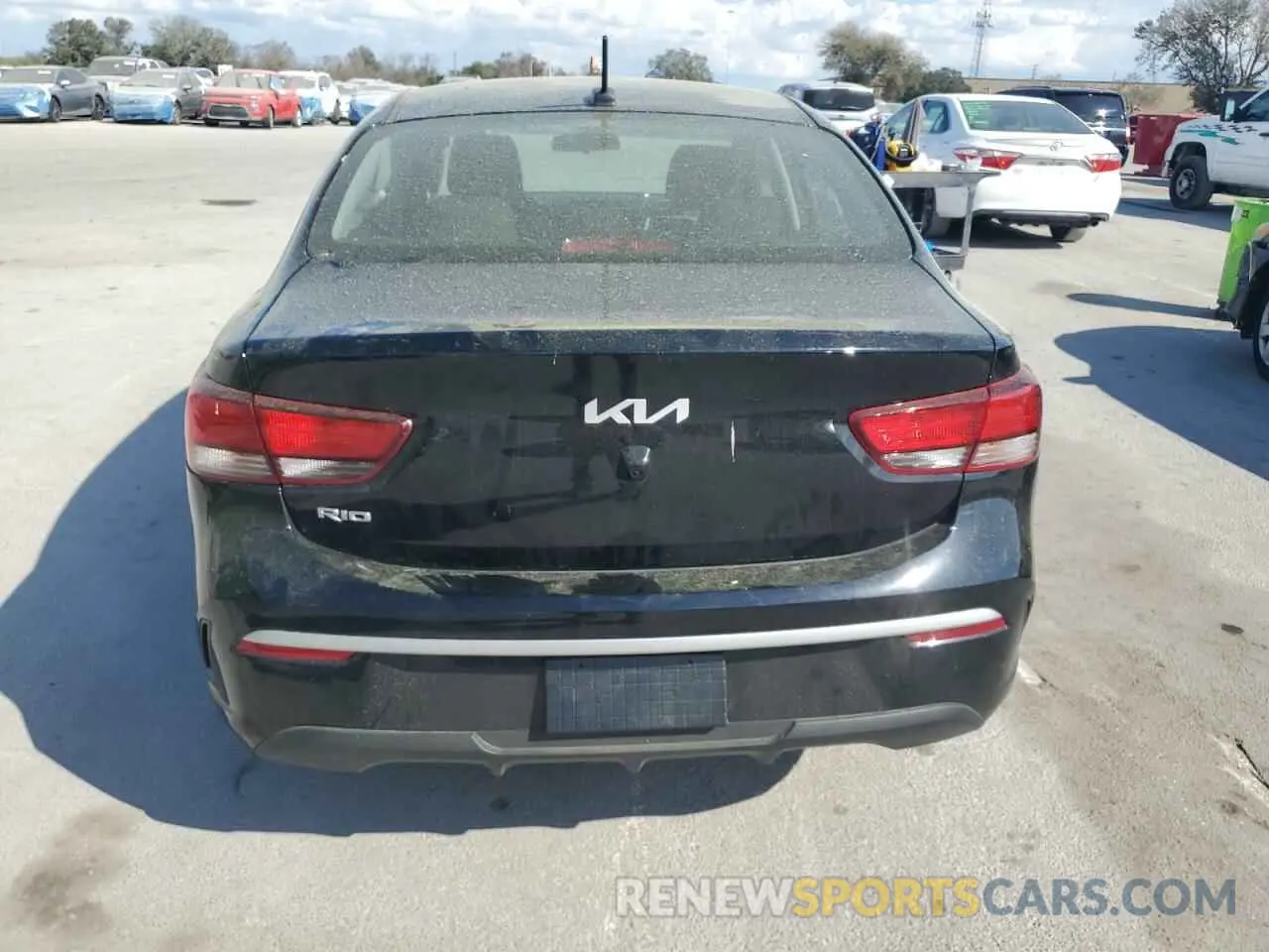 6 Photograph of a damaged car 3KPA24AD7PE629926 KIA RIO 2023