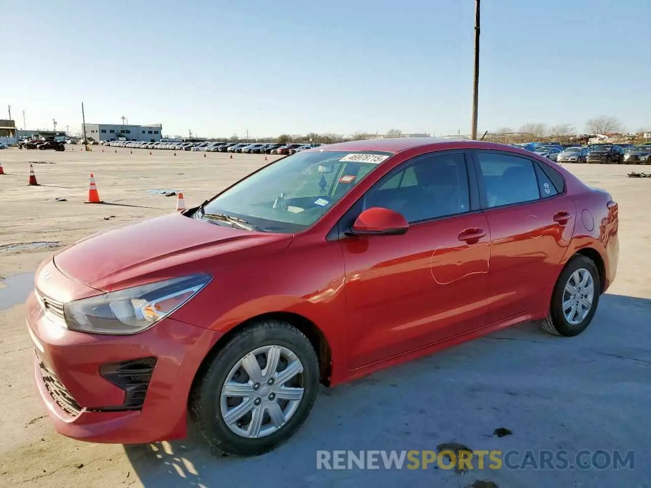 1 Photograph of a damaged car 3KPA24AD8PE550720 KIA RIO 2023