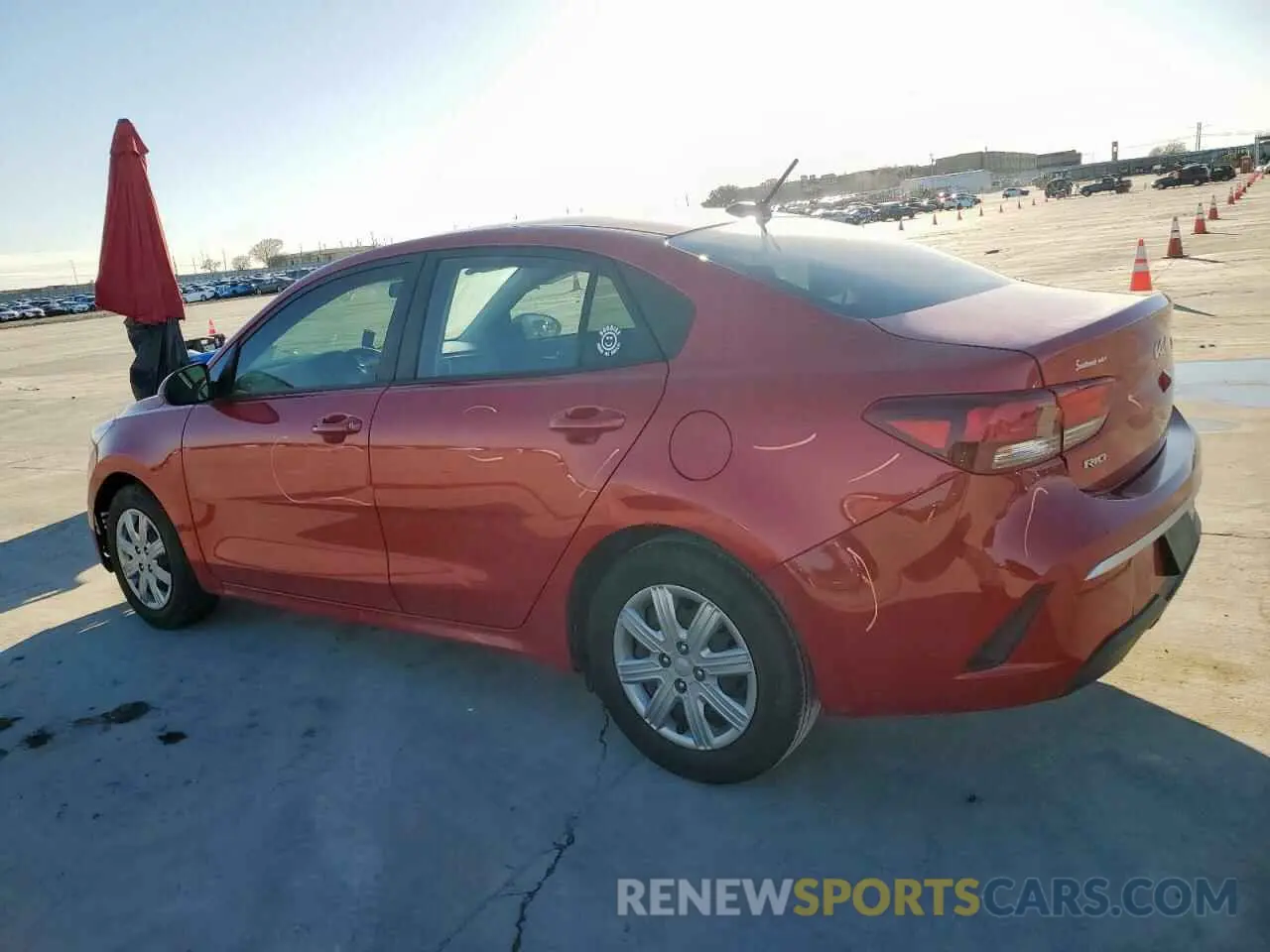 2 Photograph of a damaged car 3KPA24AD8PE550720 KIA RIO 2023