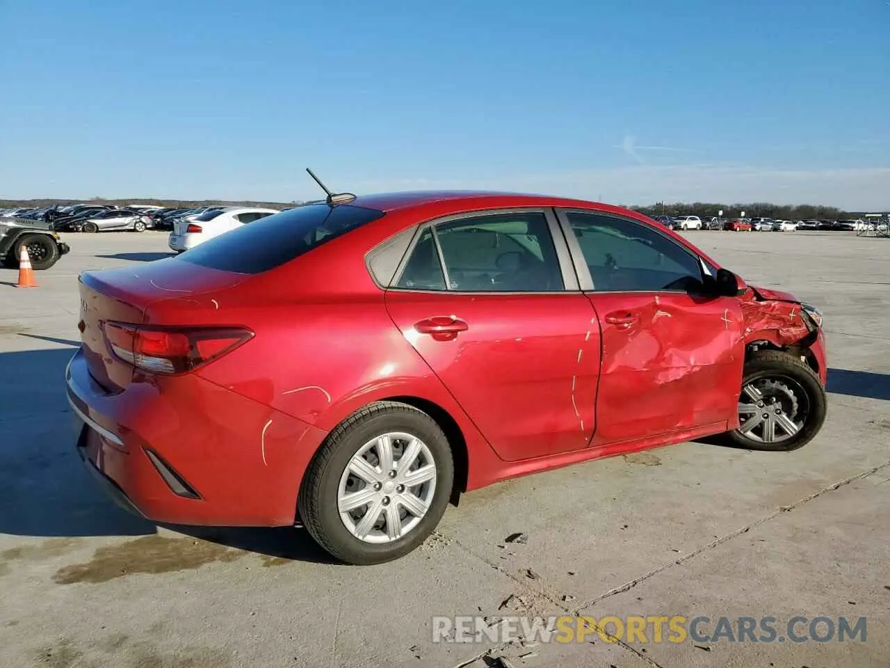 3 Photograph of a damaged car 3KPA24AD8PE550720 KIA RIO 2023
