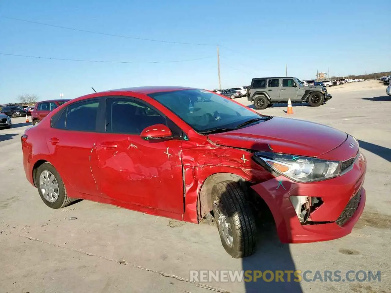 4 Photograph of a damaged car 3KPA24AD8PE550720 KIA RIO 2023
