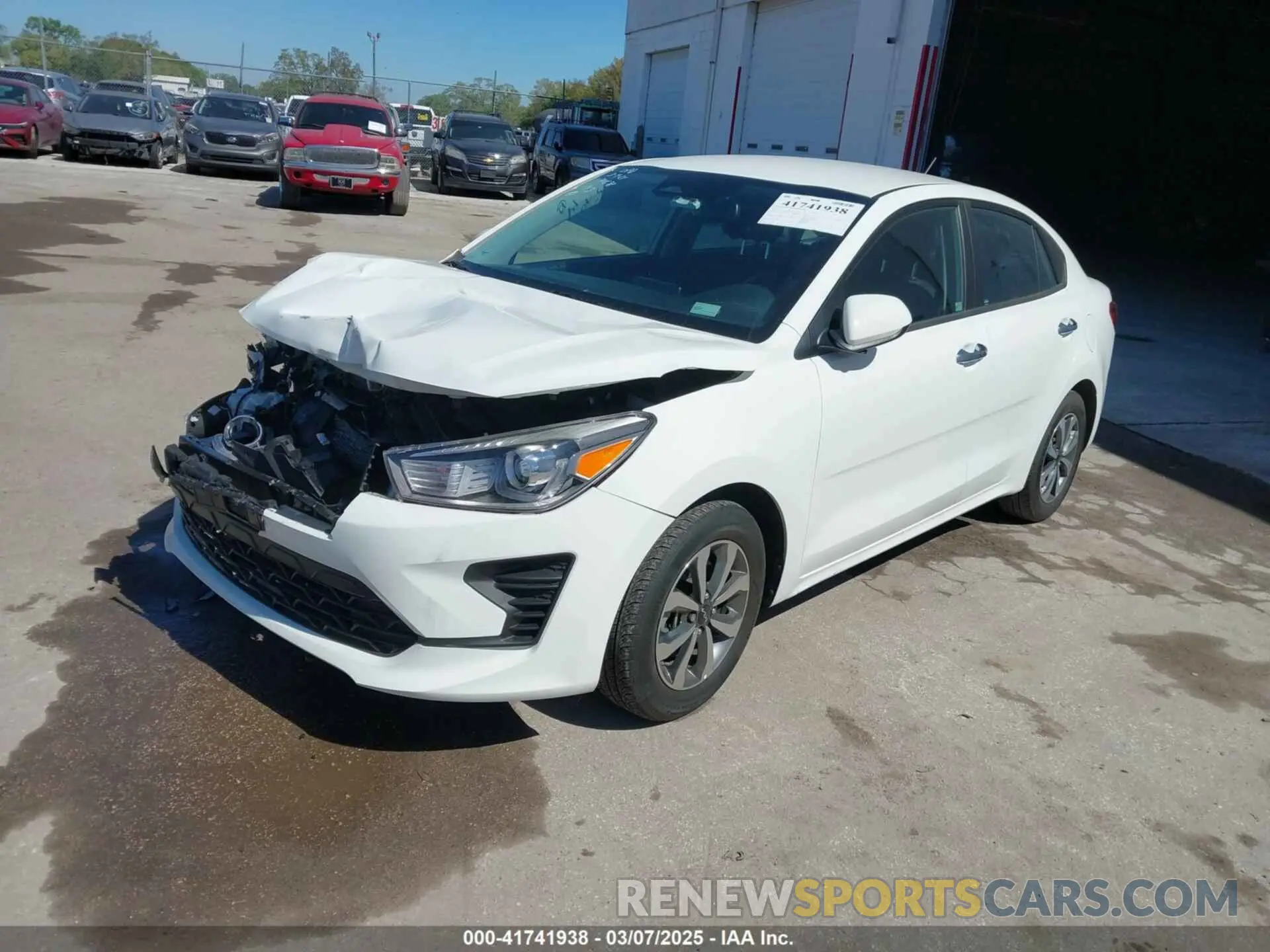 2 Photograph of a damaged car 3KPA24AD8PE554914 KIA RIO 2023