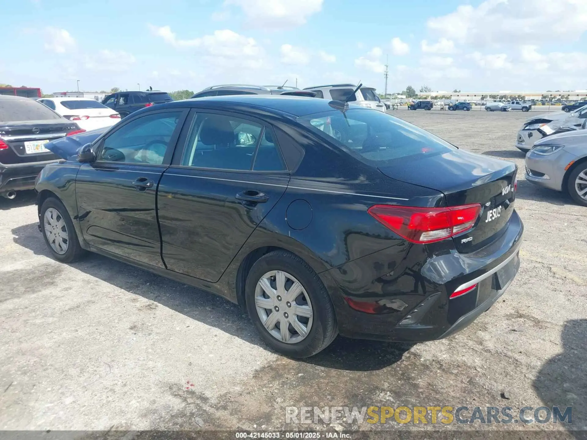 3 Photograph of a damaged car 3KPA24AD8PE578128 KIA RIO 2023