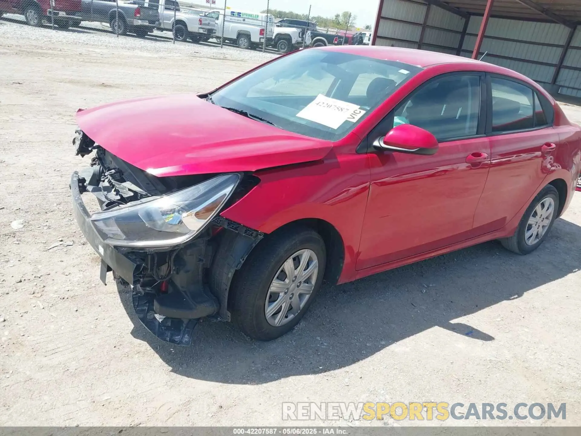 2 Photograph of a damaged car 3KPA24AD8PE584723 KIA RIO 2023