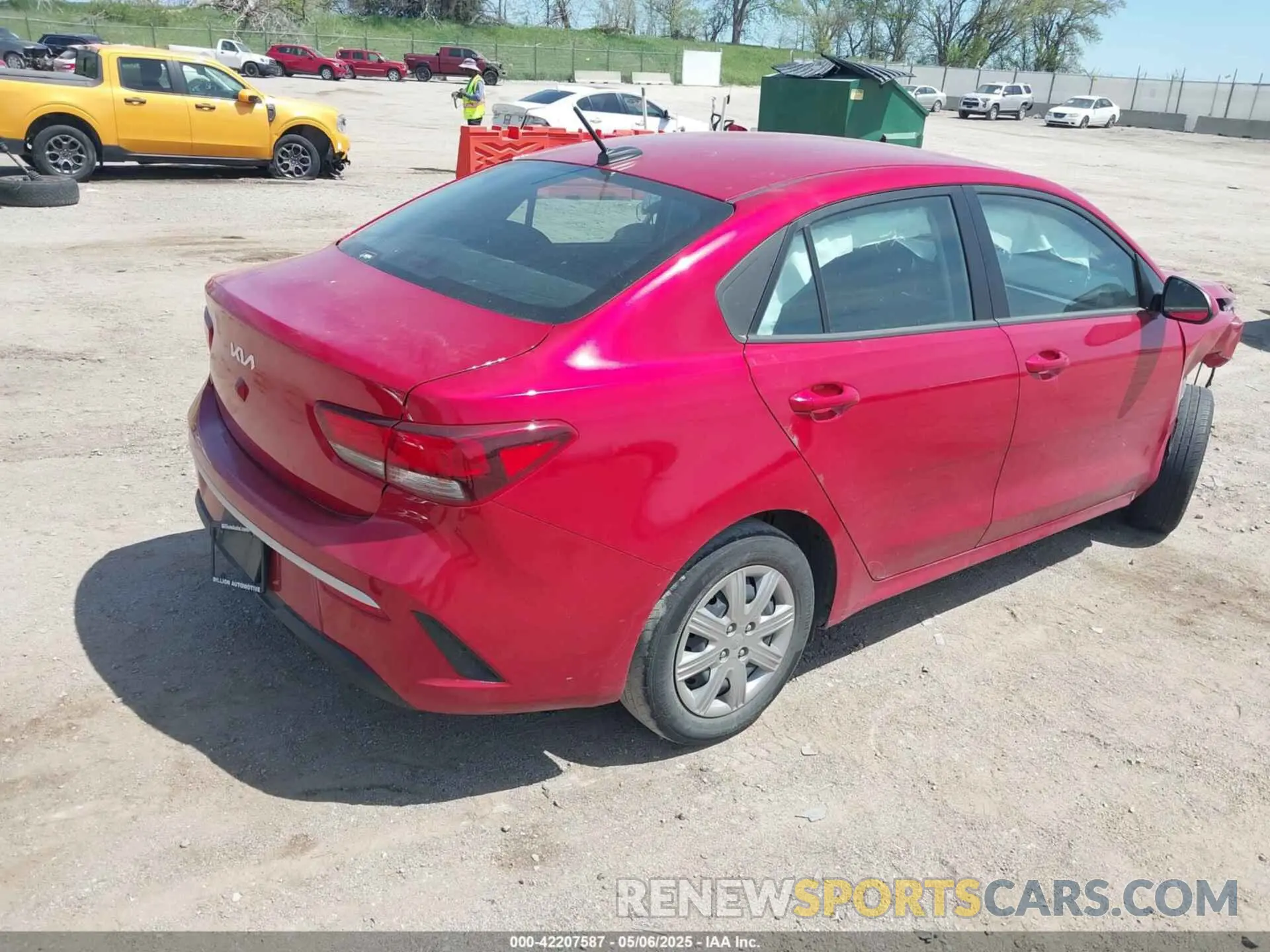 4 Photograph of a damaged car 3KPA24AD8PE584723 KIA RIO 2023
