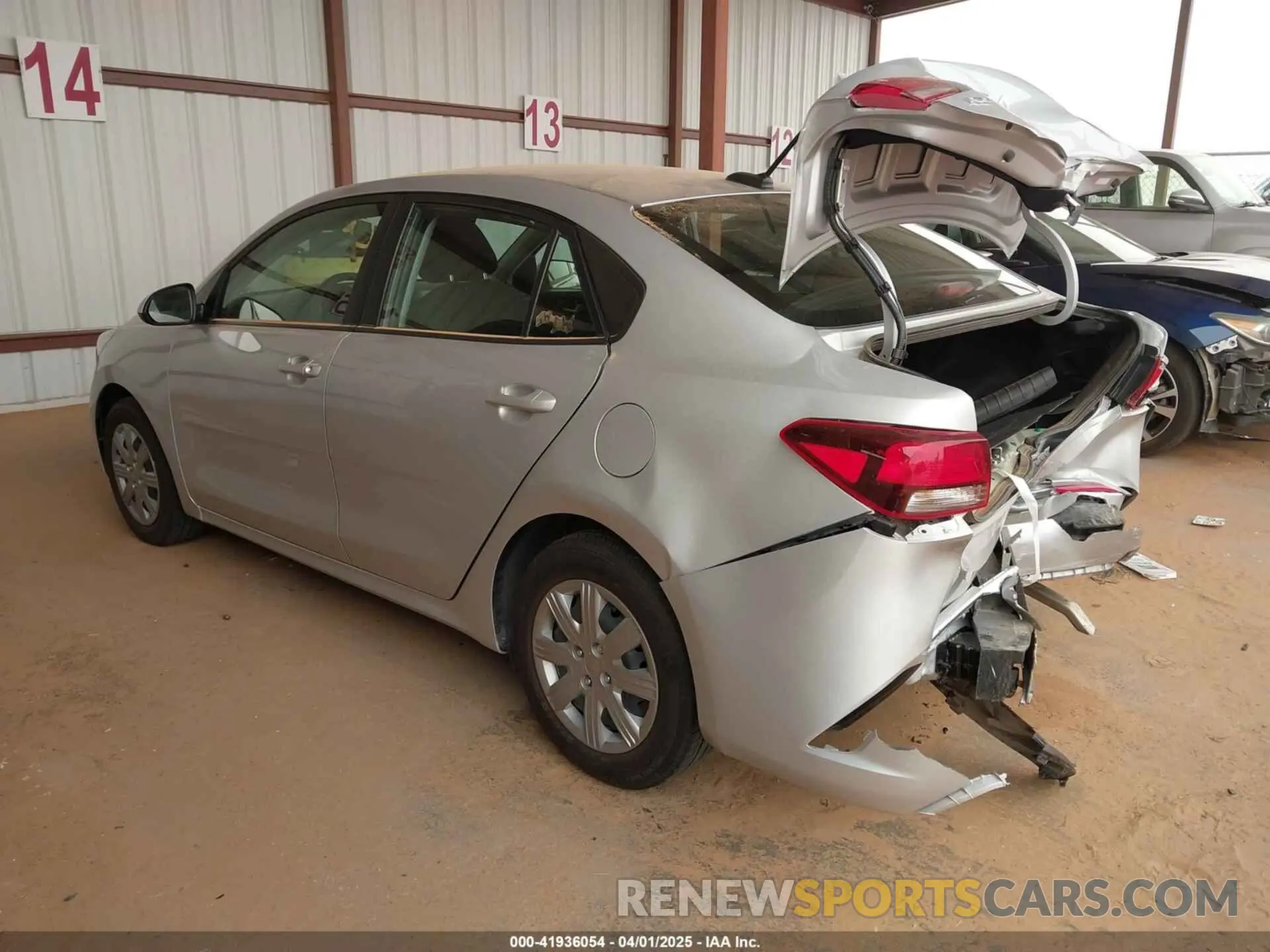 3 Photograph of a damaged car 3KPA24AD8PE599304 KIA RIO 2023