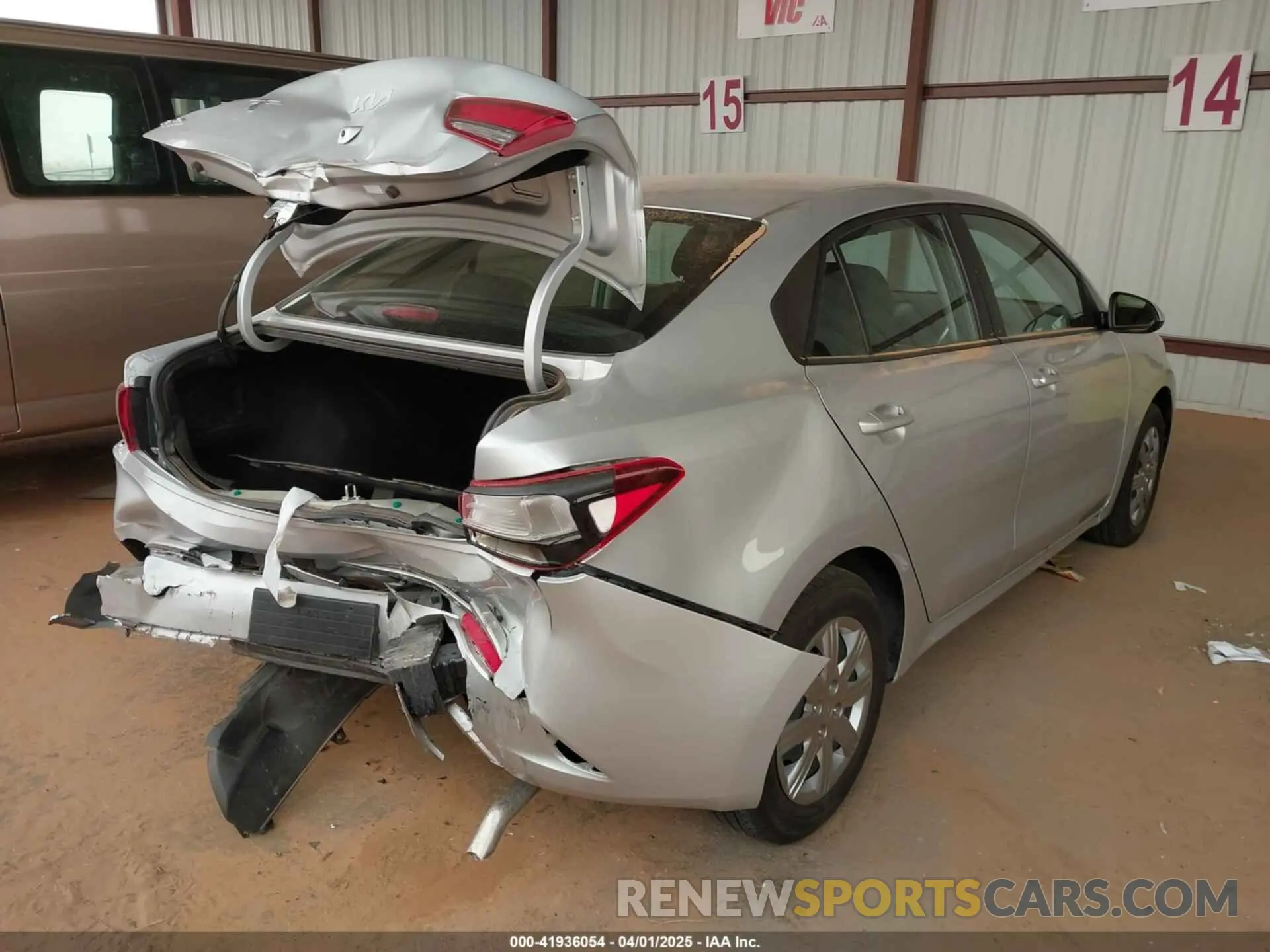 4 Photograph of a damaged car 3KPA24AD8PE599304 KIA RIO 2023