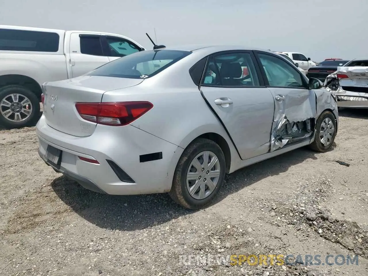 3 Photograph of a damaged car 3KPA24AD8PE613430 KIA RIO 2023