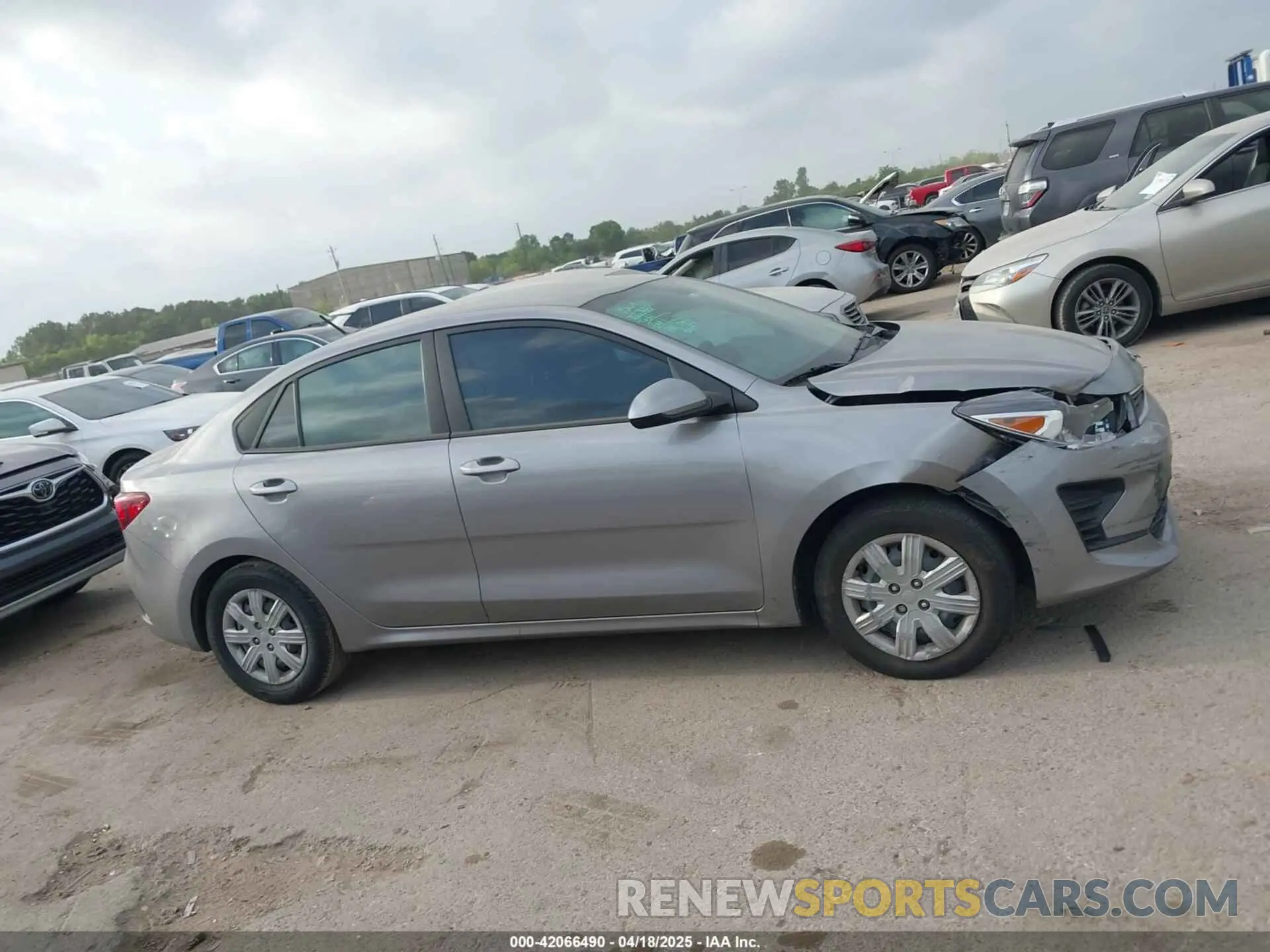 13 Photograph of a damaged car 3KPA24AD9PE525759 KIA RIO 2023