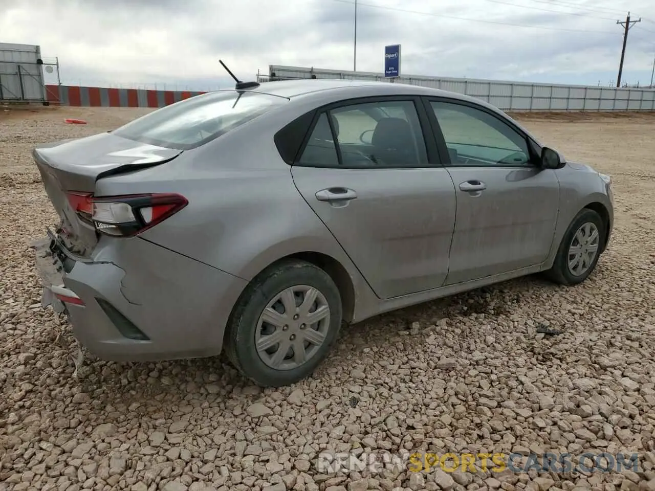 3 Photograph of a damaged car 3KPA24AD9PE553061 KIA RIO 2023