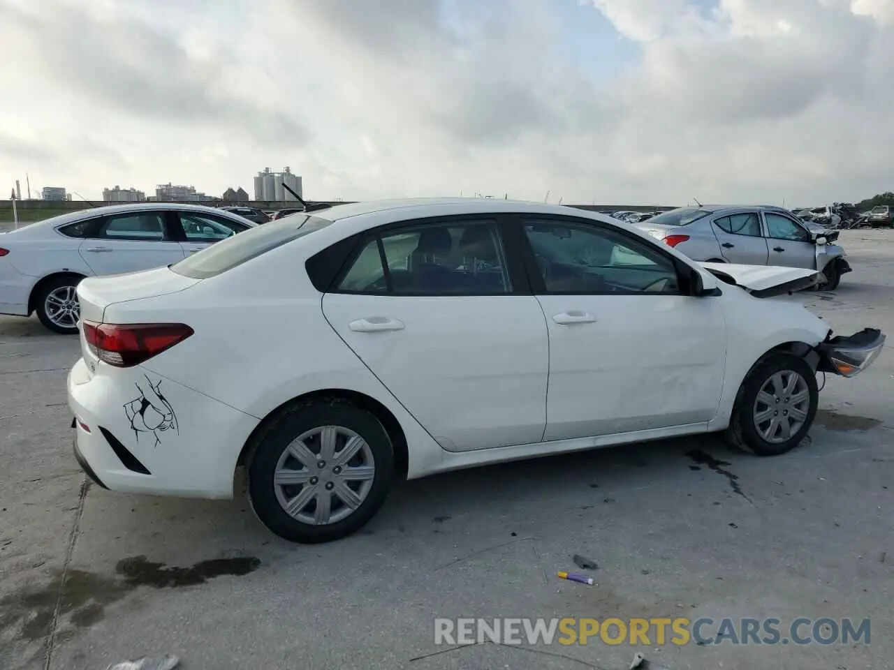 3 Photograph of a damaged car 3KPA24AD9PE578364 KIA RIO 2023