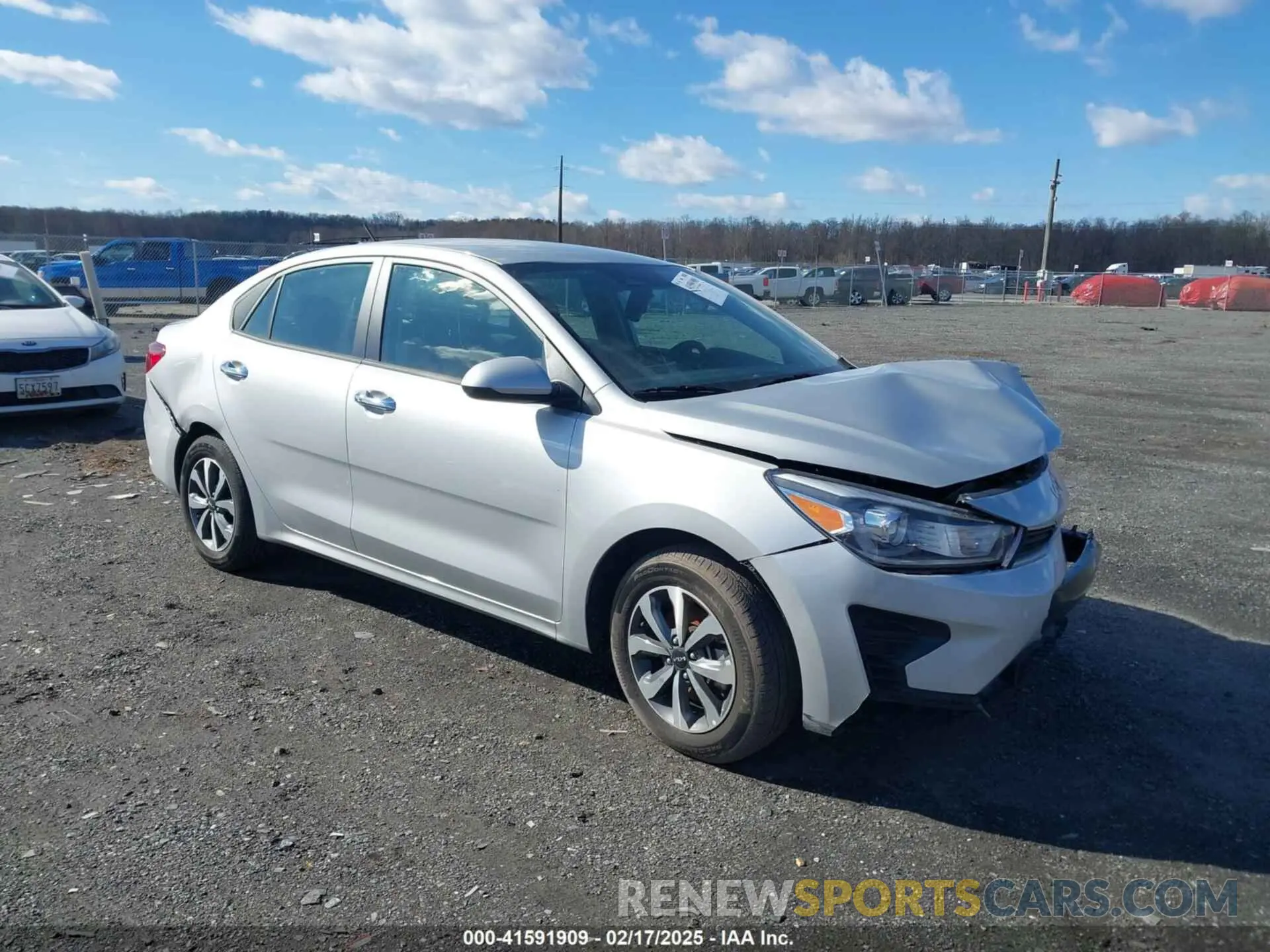 1 Photograph of a damaged car 3KPA24ADXPE585372 KIA RIO 2023