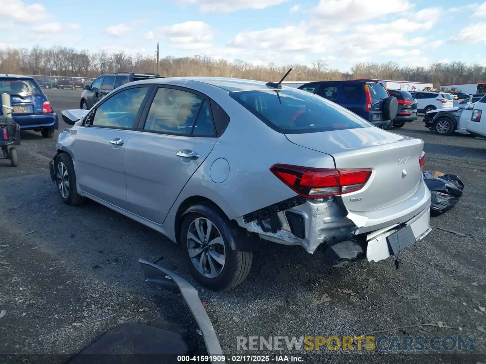 3 Photograph of a damaged car 3KPA24ADXPE585372 KIA RIO 2023