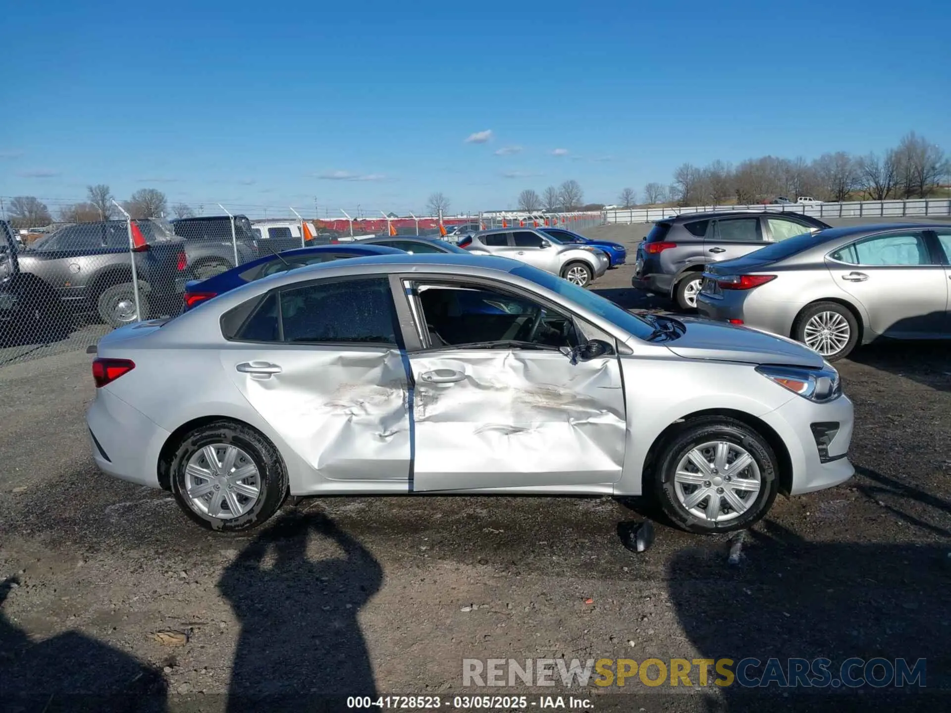 13 Photograph of a damaged car 3KPA24ADXPE606463 KIA RIO 2023