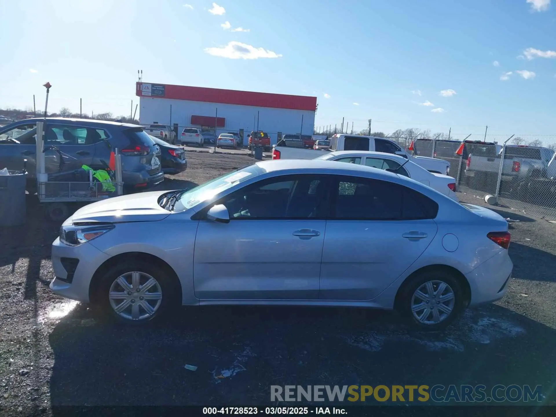 14 Photograph of a damaged car 3KPA24ADXPE606463 KIA RIO 2023