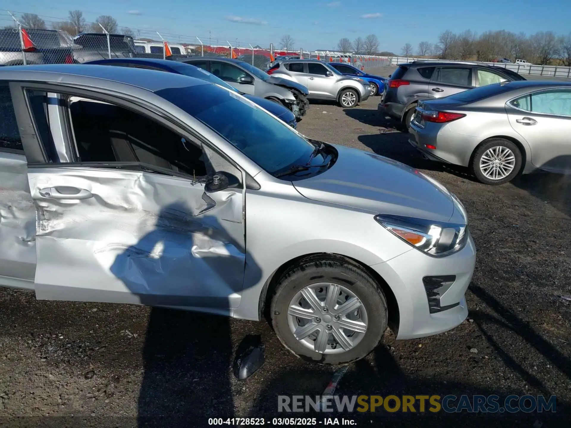 6 Photograph of a damaged car 3KPA24ADXPE606463 KIA RIO 2023