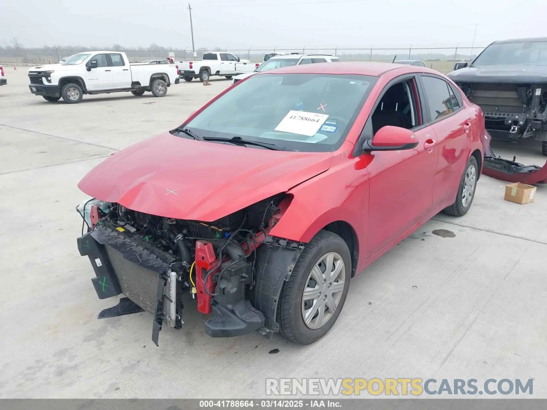 6 Photograph of a damaged car 3KPA24ADXPE607807 KIA RIO 2023